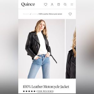 Quince Leather Moto Jacket